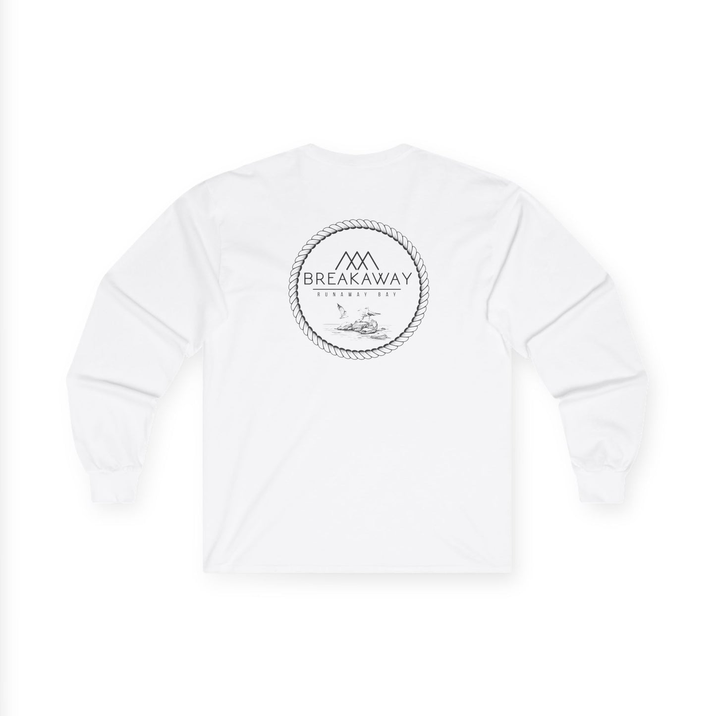 Nature-Inspired Unisex Long Sleeve Tee with "Breakaway" Design - Perfect for Outdoor Adventures and Casual Wear