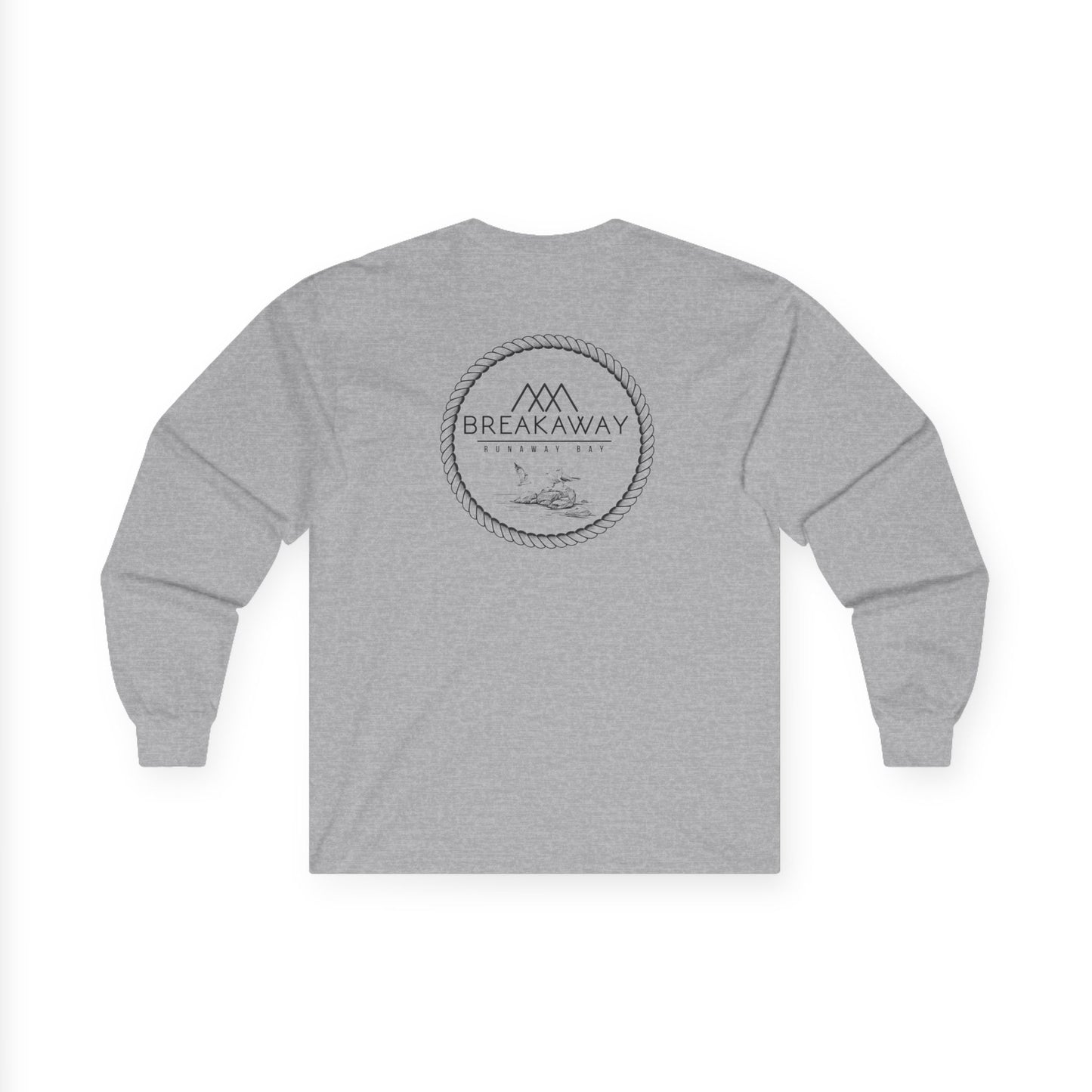 Nature-Inspired Unisex Long Sleeve Tee with "Breakaway" Design - Perfect for Outdoor Adventures and Casual Wear